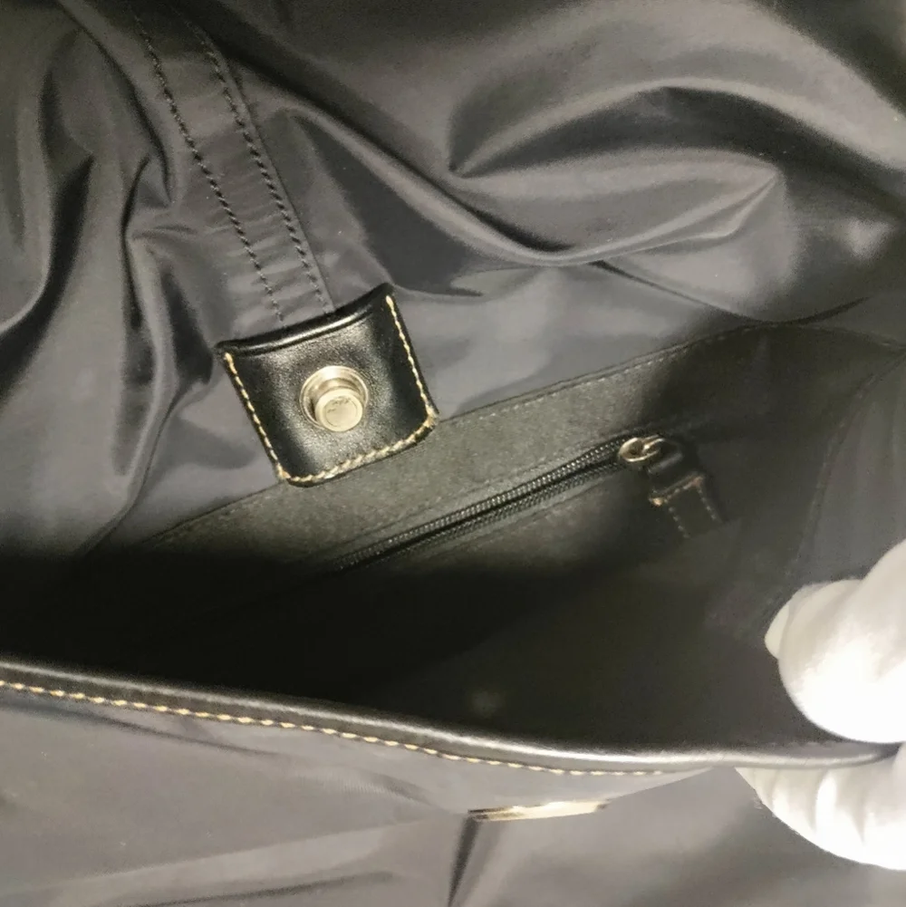 🗼RARE🗼Coach unisex black nylon messenger bag 5373